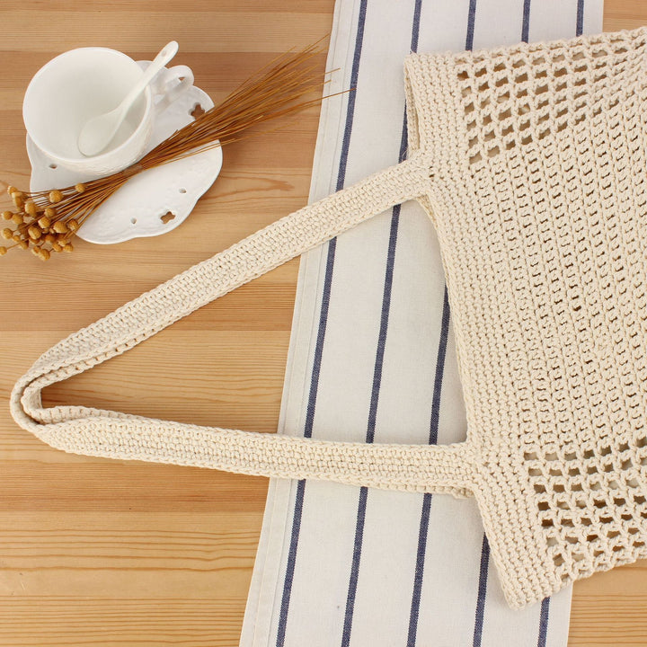 Hand-knotted tote bag with airy structure Kalsten