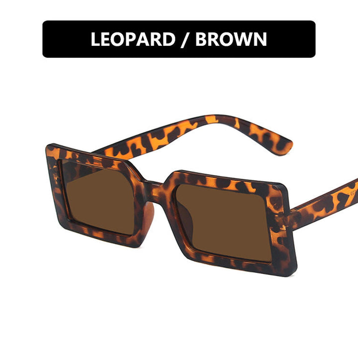 Women's square sunglasses with modern, wide frame and protective UV filter Kalsten