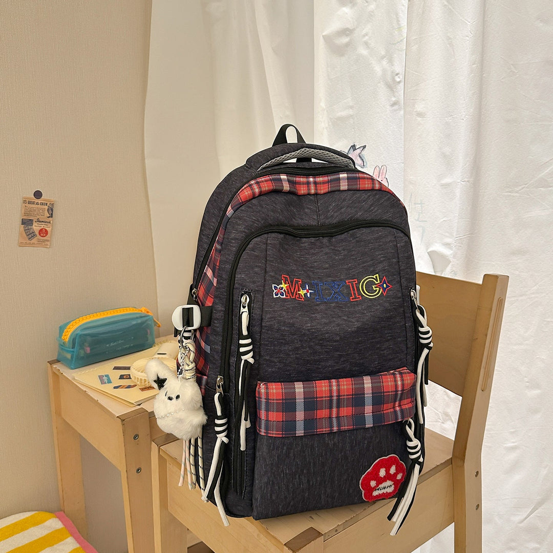 Casual Patterned School Backpack