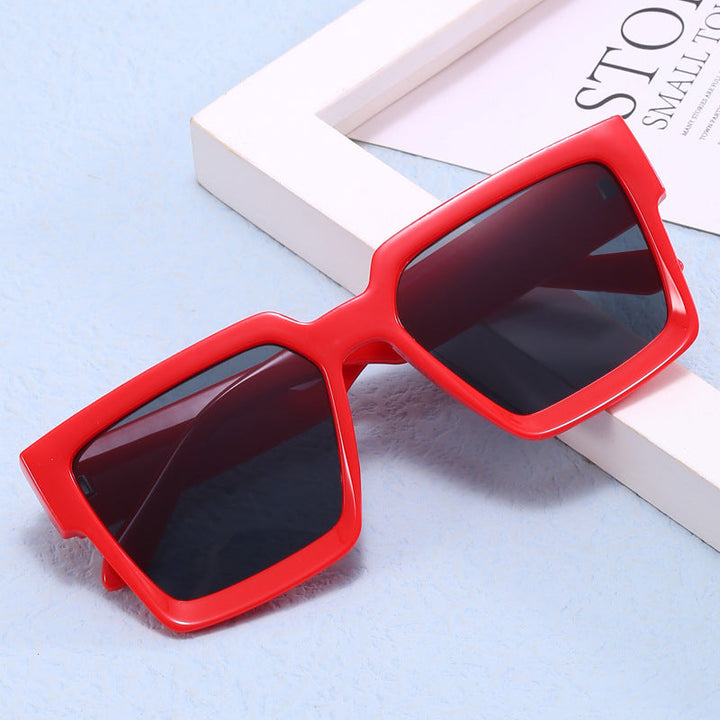 Ladies Oversized Sunglasses with Fashionable Transparent Frame Kalsten