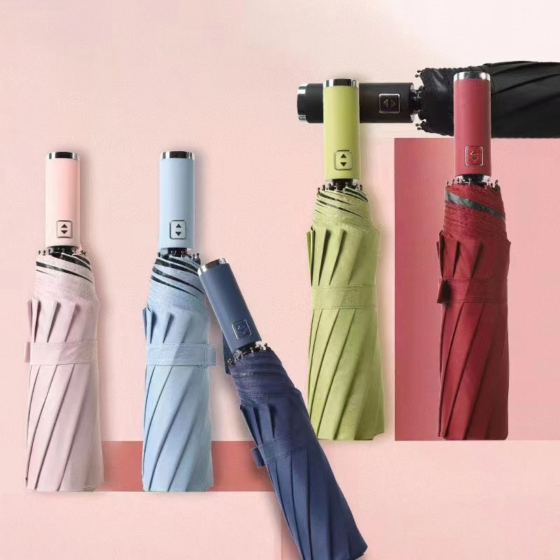 Women‘s Folding Umbrella with Innovative Wind Protection System Kalsten