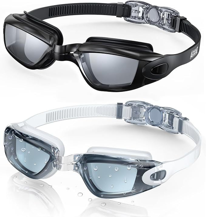 Swim goggles with adjustable head strap and anti-fog technology Kalsten