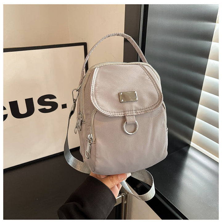 Compact Multi-Pocket Mini Backpack