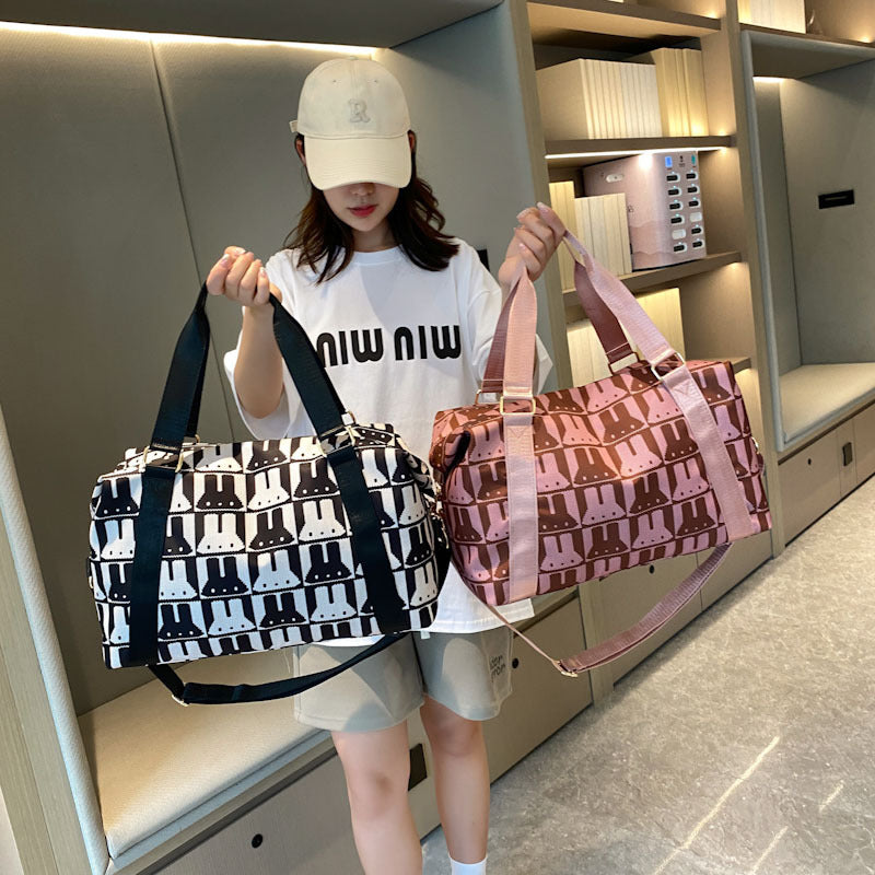 Charming Graphic Travel Duffle Acalora