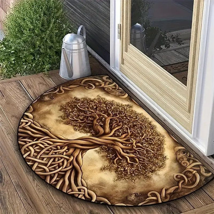 Ornate Welcome Entry Mat