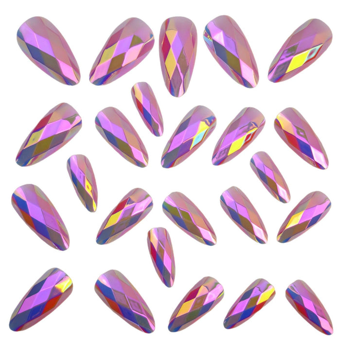 Artificial nails in elegant crystal design Kalsten