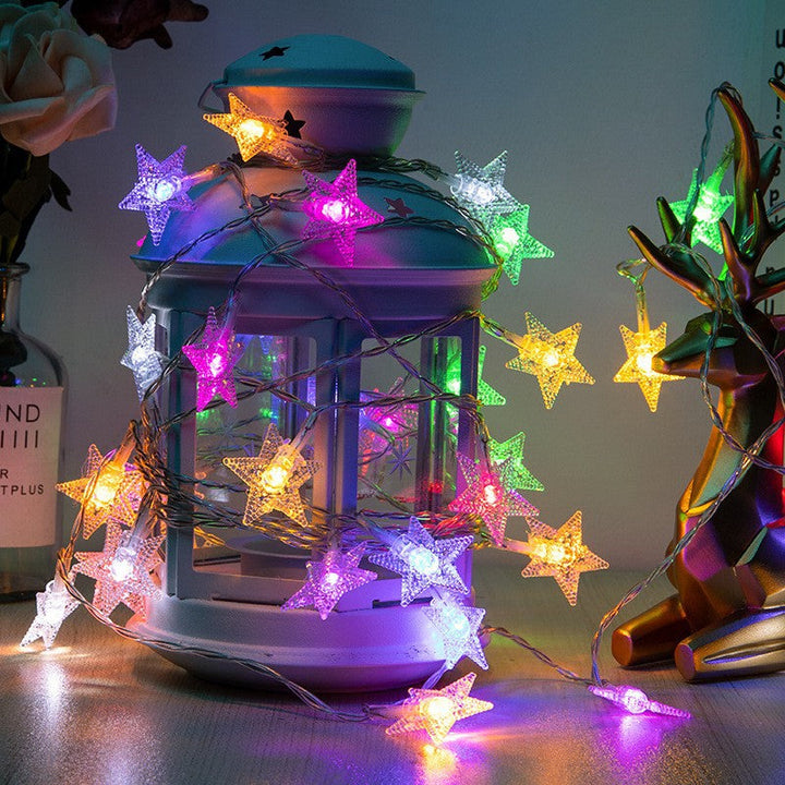 Globe LED String Lights With Waterproof Copper Wire And Textured Clear Bulbs Kalsten