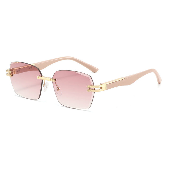 Men's Elegant Square Sunglasses with Wooden Temples Kalsten