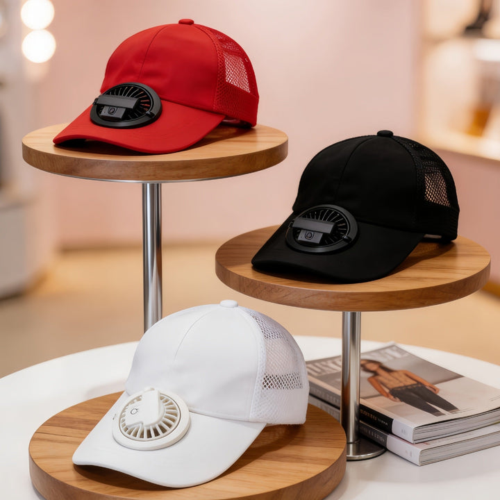 Unisex cap with integrated fan Kalsten