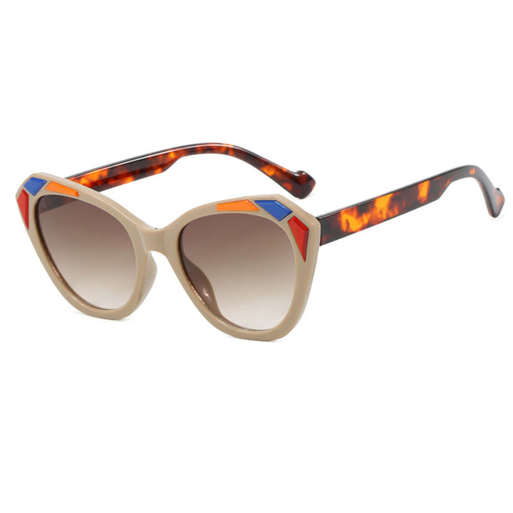 Ladies Cat Eye Sunglasses with Fashionable Details Kalsten