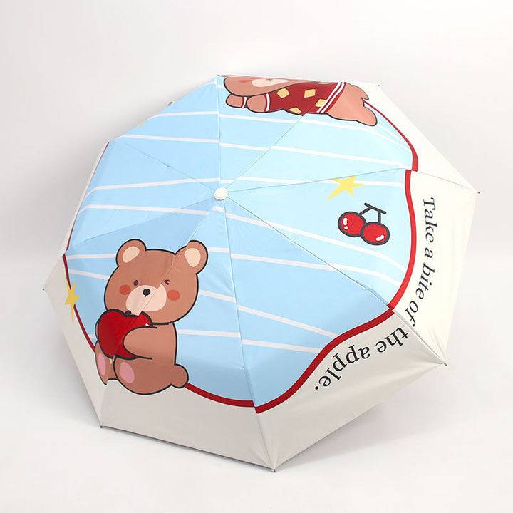 Ladies Playful Umbrella with Animal Motifs Kalsten