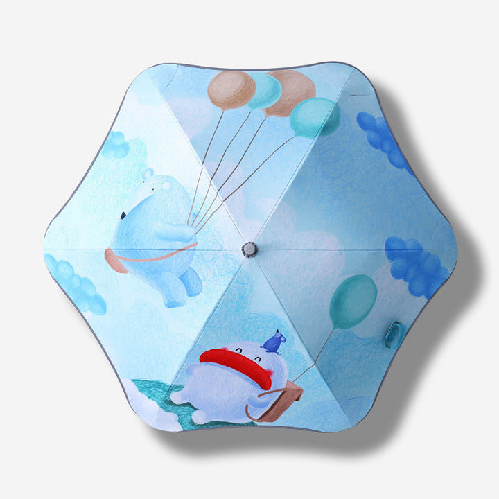 Women Children's Umbrella with Dinosaur Design Kalsten