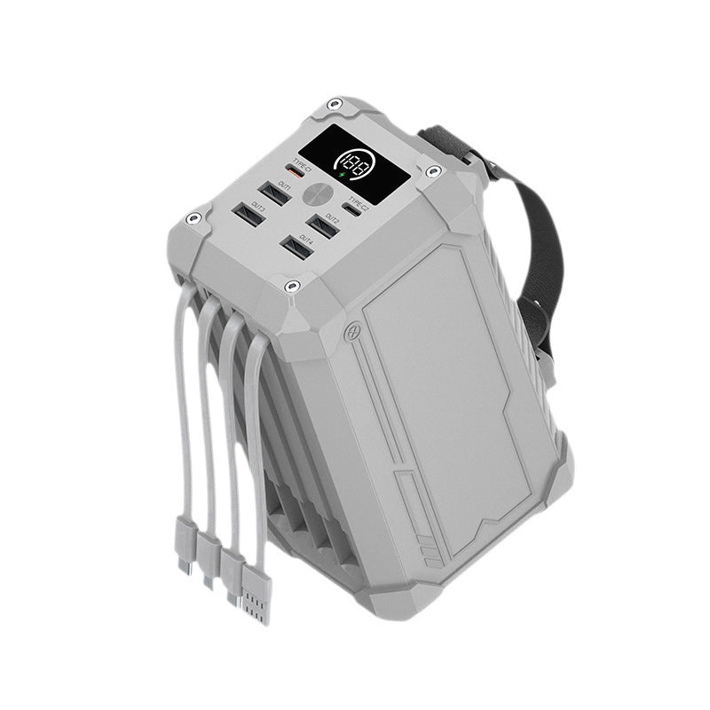 Portable multifunctional power bank with four USB ports and digital display Kalsten