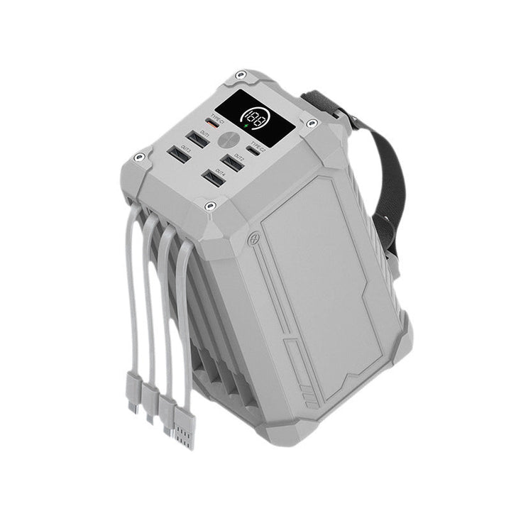 Portable multifunctional power bank with four USB ports and digital display Kalsten