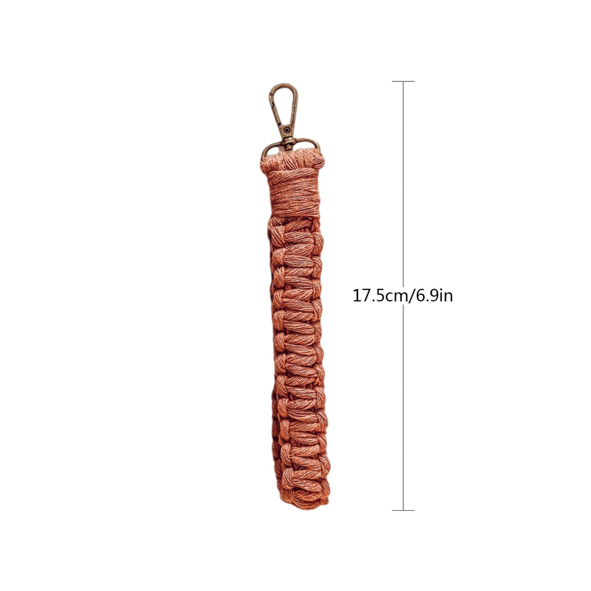 Macrame Keychain Holder with Clip Acalora 1788942676