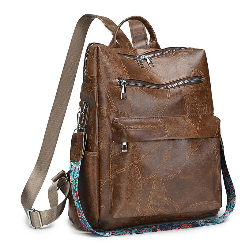 Stylish Leather Backpack Kalsten