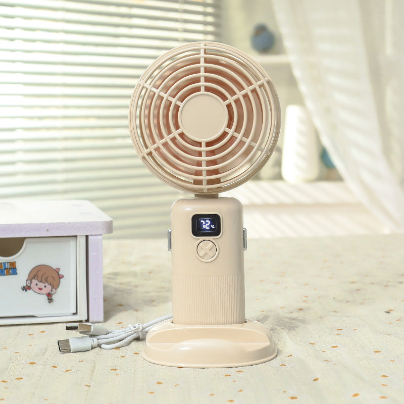 Portable battery fan with digital speed display Kalsten