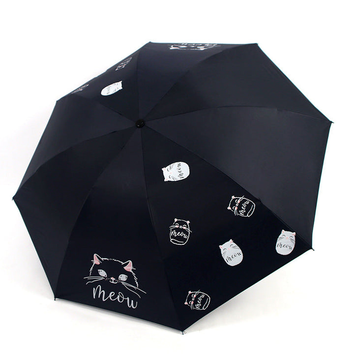 Ladies umbrella with playful cat design Kalsten