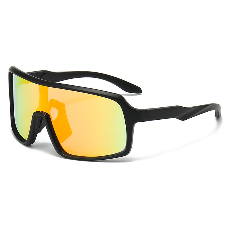 Ladies fashionable sunglasses in a futuristic design with large lenses Kalsten