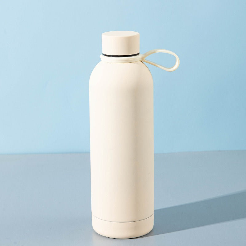 Ladies stylish stainless steel drinking bottle with innovative closure Kalsten