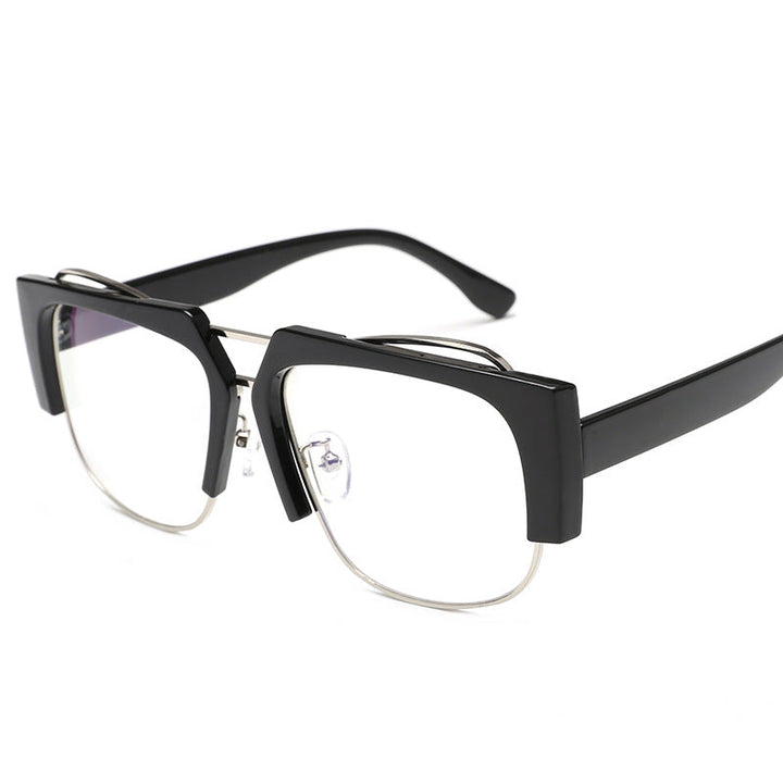 Women Fashion Square Sunglasses with Unique Chain Design Kalsten
