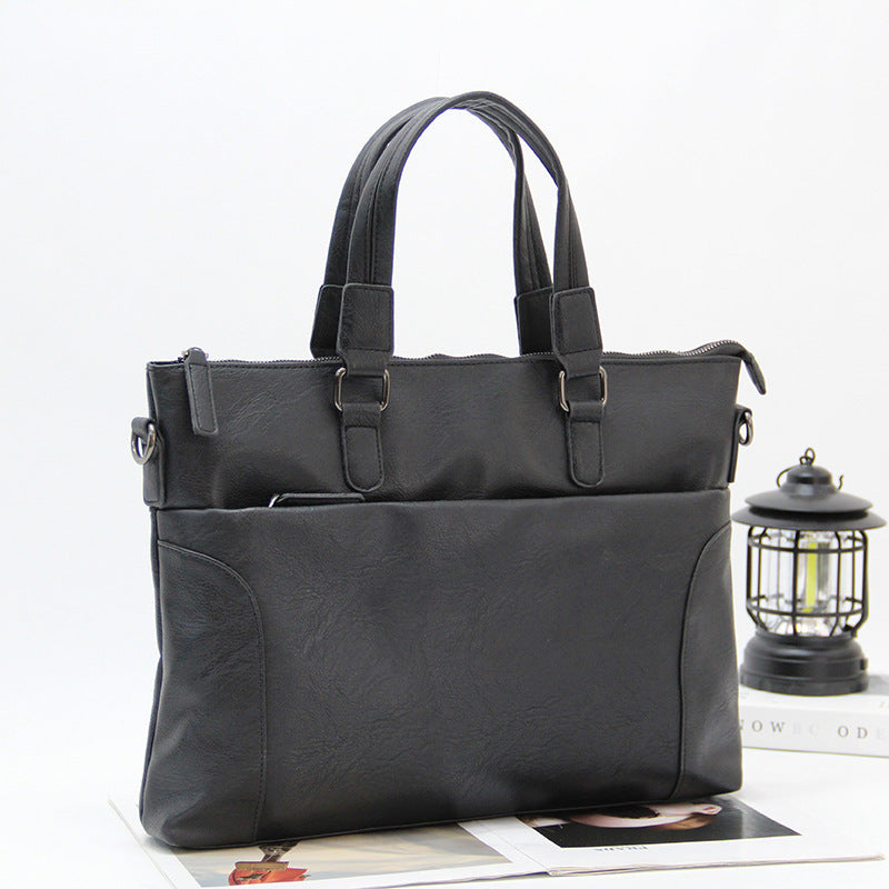 Elegant Briefcase with Removable Shoulder Strap Kalsten