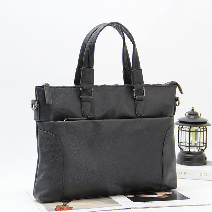 Elegant Briefcase with Removable Shoulder Strap Kalsten