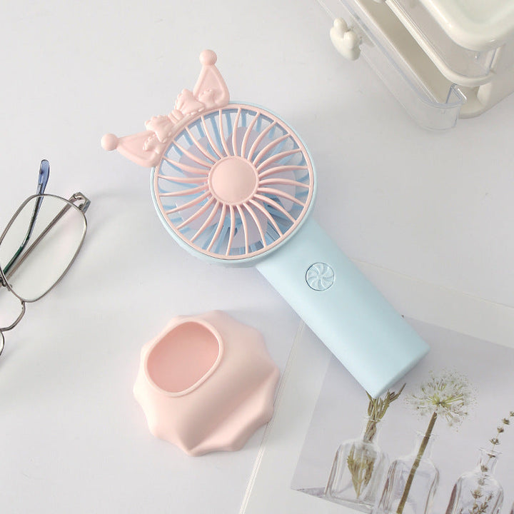 Ladies Portable Hand Fan with Playful Design Kalsten