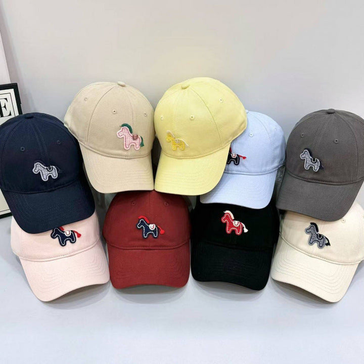 Women's Playful Embroidered Pony Baseball Cap Kalsten