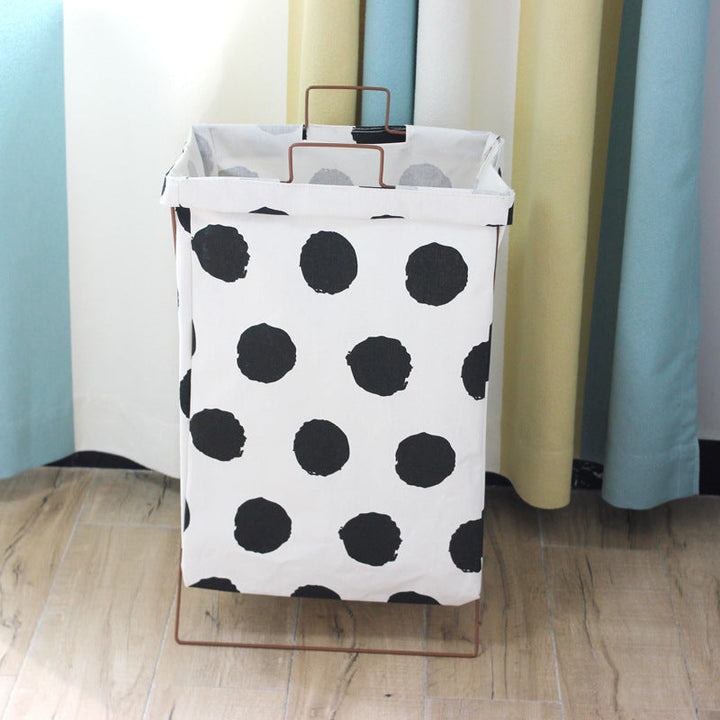 Decorative laundry basket with inspiring quotes Kalsten