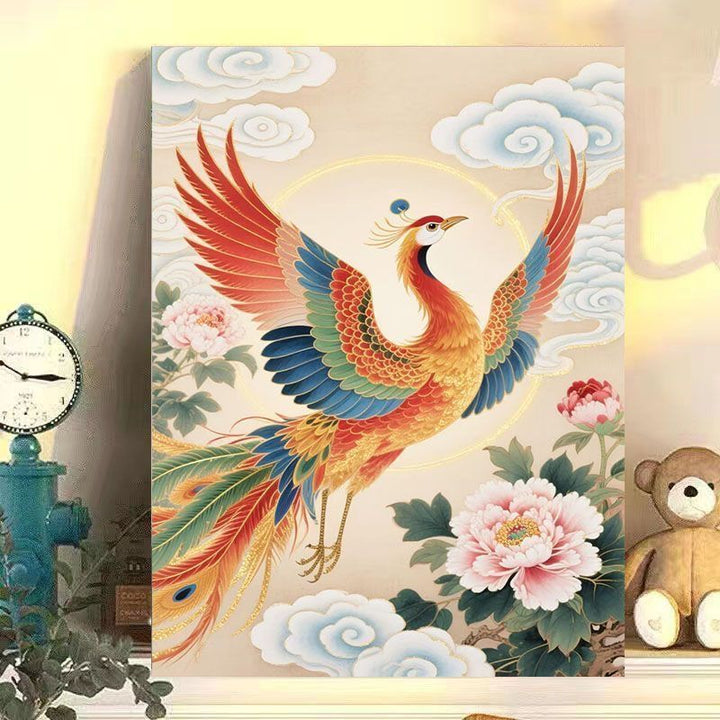 Mythical Phoenix Canvas Art Kalsten