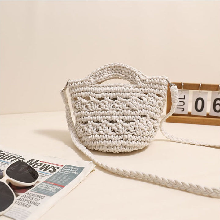 Playful macrame handbag with textured surface Kalsten
