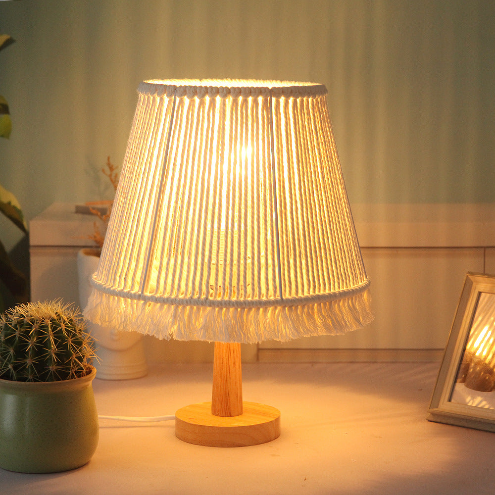 Bohemian Macramé Table Lamp Acalora