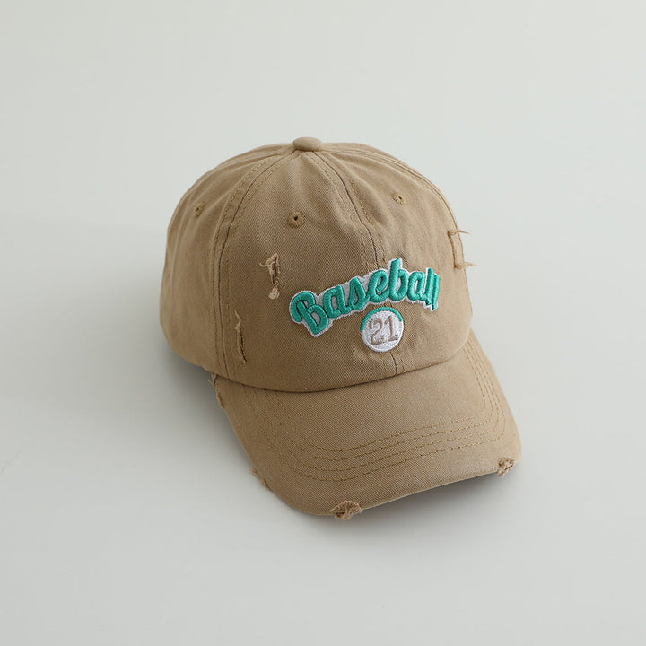 Men's Distressed Cotton Baseball Cap Kalsten