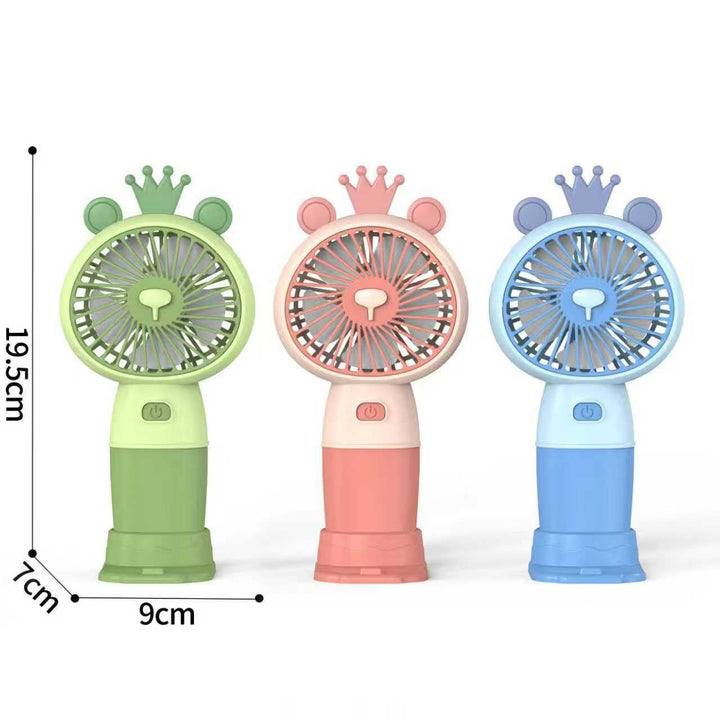 Unisex Handheld Fan with flexible design and integrated USB charging function Kalsten