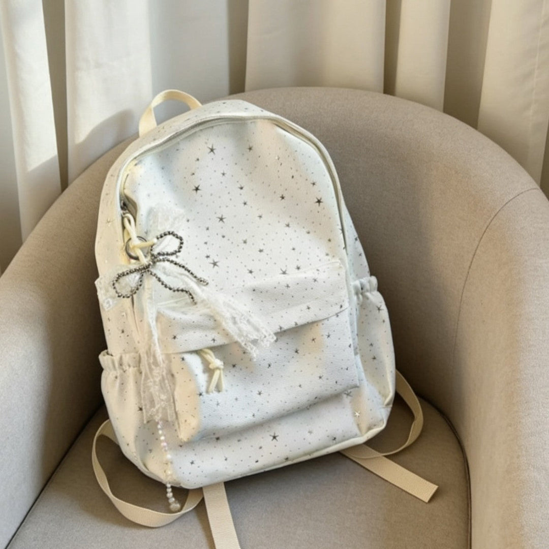 Whimsical Star-Embellished Backpack Kalsten