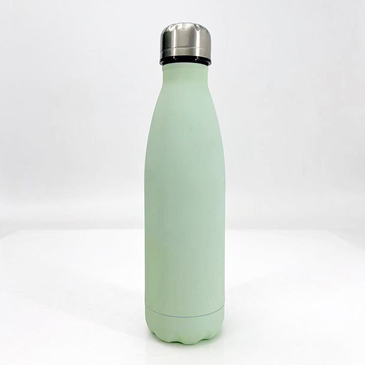 Women stylish stainless steel drinking bottle with anti-slip silicone sleeve Kalsten