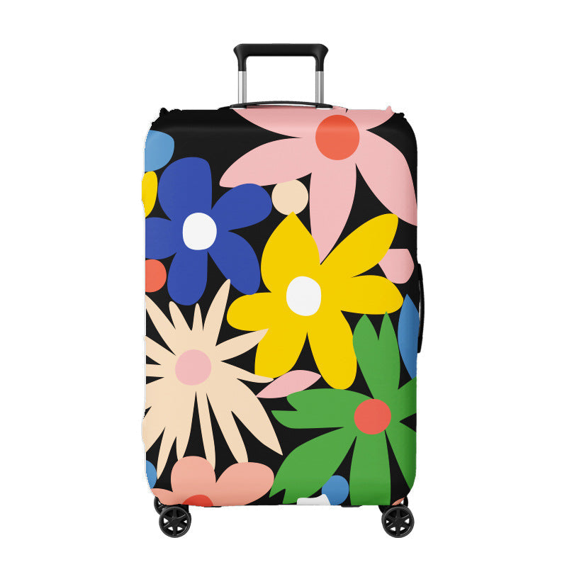 Women's hard shell suitcase with floral design Kalsten