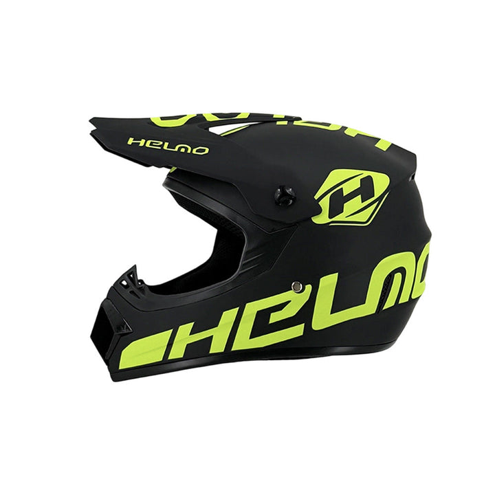 full-face motocross helmet with extended visor and reinforced chin guard Kalsten