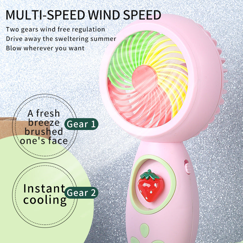 Unisex Portable Hand Fan with Playful Animal Design Kalsten