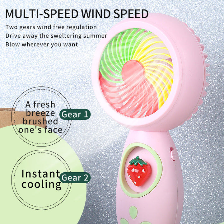 Unisex Portable Hand Fan with Playful Animal Design Kalsten