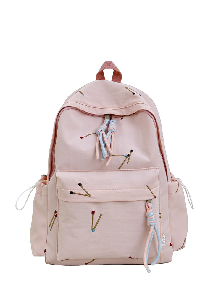 Embroidered Casual Backpack Kalsten