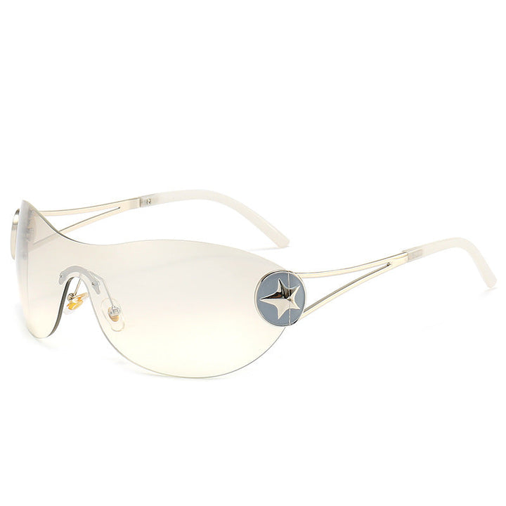 Women's fashionable sunglasses with transparent design and stylish accents Kalsten