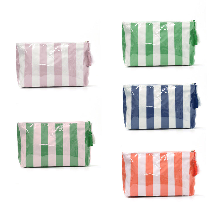Cosmetic pouch with practical zipper and colorful checkered pattern Kalsten