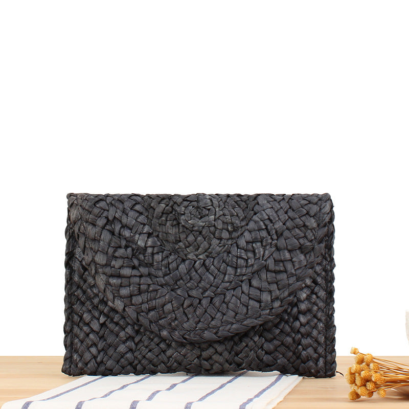 Clutch Made of Handmade Basket Weave Kalsten