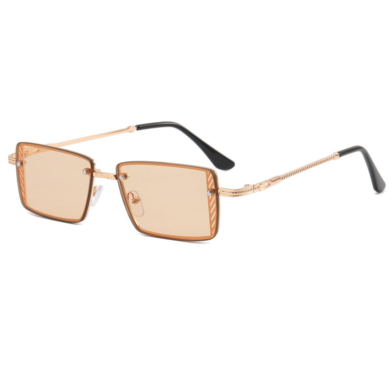 Ladies Elegant Square Sunglasses with Refined Frame Accents Kalsten