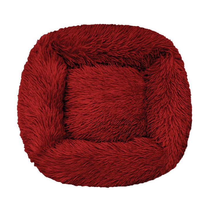 Microfiber Plush Dog Bed