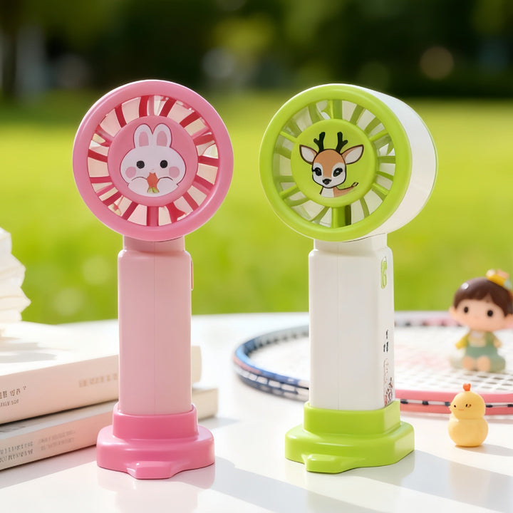 Ladies Portable Hand Fan in Playful Animal Design Kalsten