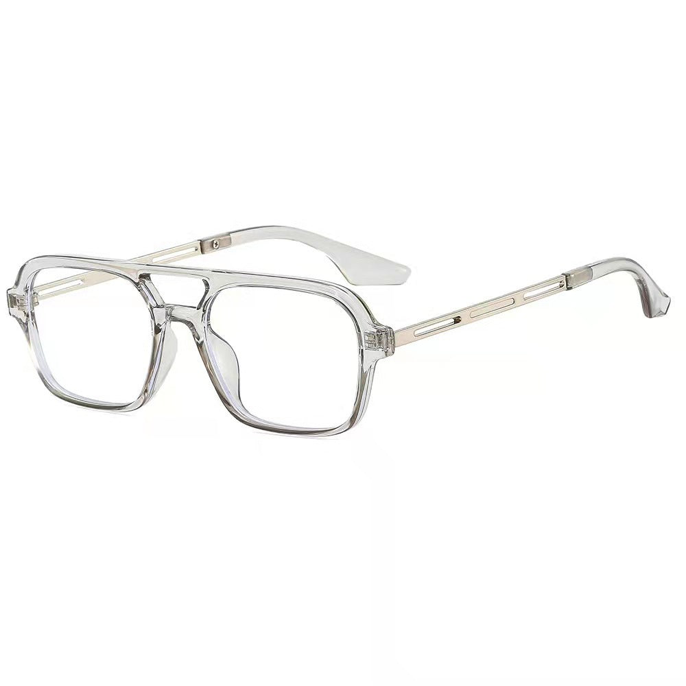 Women's Designer Sunglasses with Elegant Transparent Frame and Yellow Lenses Kalsten