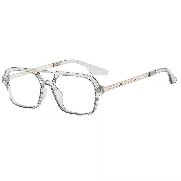Women's Designer Sunglasses with Elegant Transparent Frame and Yellow Lenses Kalsten